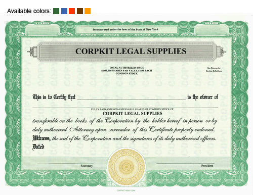 American Corporate (7180) Certificates Single Class
