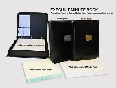 Execukit Custom Minute Book