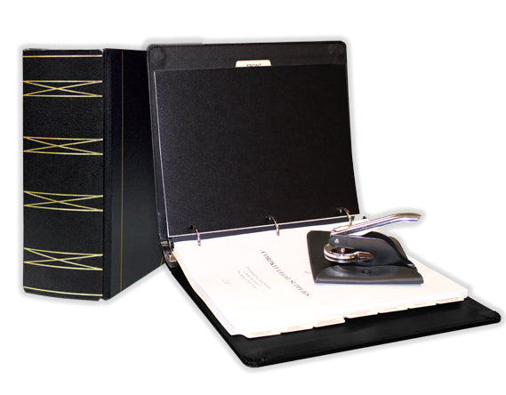 3 Ring 3" black Binder Corporate Kit Single Class