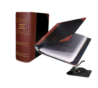 3 Ring 3" Binder 1/4 Bind Leather Kit Not for Profit/Nonprofit