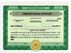 Custom Stock Certificates 3 Class Multi-Class Standard Certificates