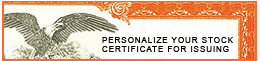 Personalize stock certificates
