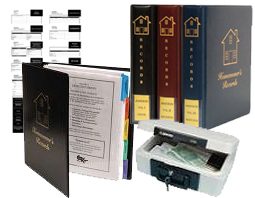 see details about home owner records with tabs and envelopes