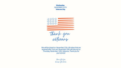 Veterans Day 2026 – CorpKit Holiday Closure Announcement
