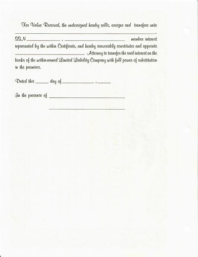 Atlas Interest Certificates With Standard Wording
