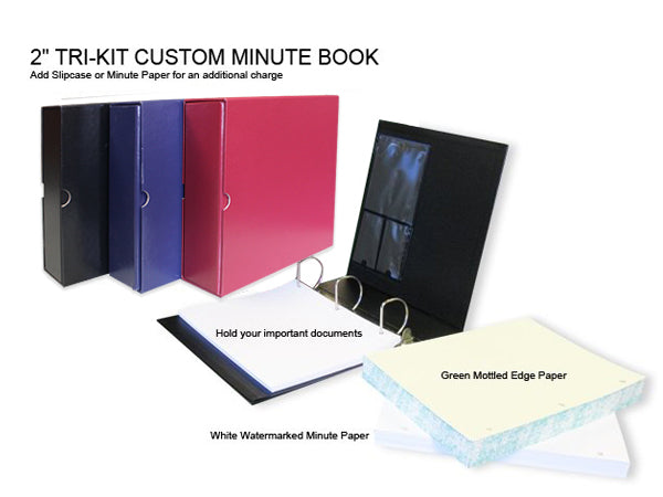 CorpKit 2" Custom Minute Book Binder