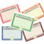 Stock Certificates Blank Standard With No Wording on the Back