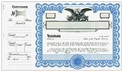 Goes 6388 Side Stub Stock Certificates