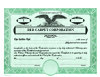 Look-Alike Dwight Jackson Custom Stock Certificates Single Class Corporation