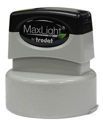 Maxlight Premium Quality Round Pre-Ink Company Rubber Stamp