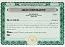            Personalize Stock Certificates Single Class Corporation