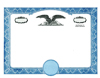  Blank Stock Certificates Eagle_C with Wording on the Back