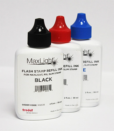 premium quality round pre-ink rubber stamps