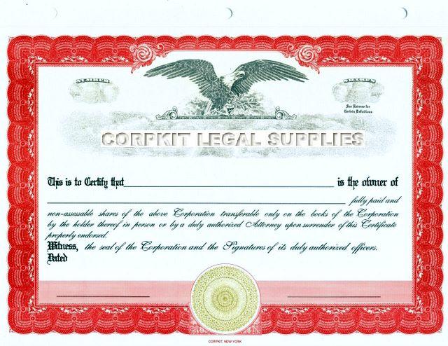 red eagle certificate
