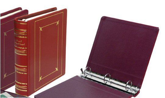 detailed image of 3 Ring Regal Leather corporate Kit, incorporation kits,corporate books